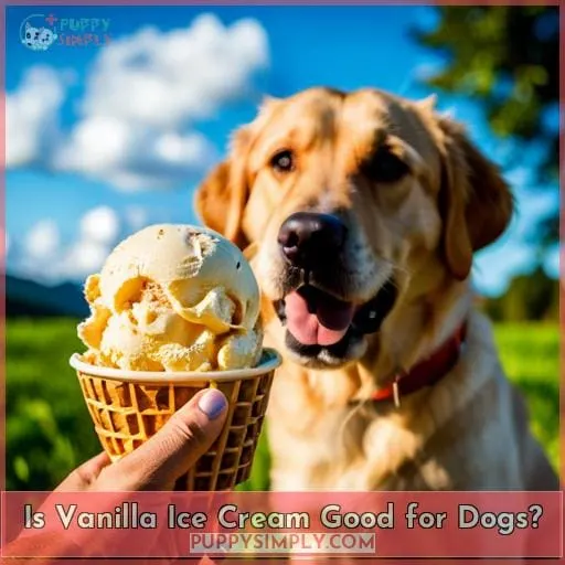 Is Vanilla Ice Cream Good for Dogs