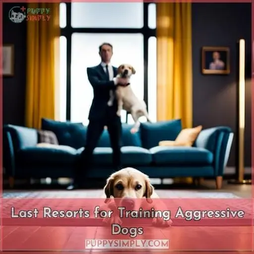 Last Resorts for Training Aggressive Dogs