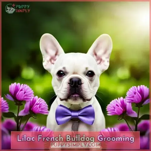 Lilac French Bulldog Grooming