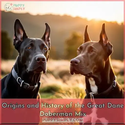 Origins and History of the Great Dane Doberman Mix