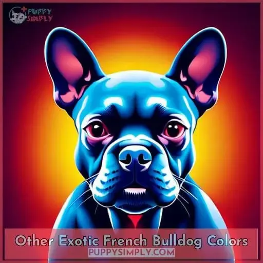 Other Exotic French Bulldog Colors