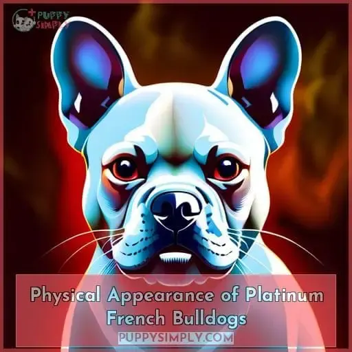 Physical Appearance of Platinum French Bulldogs