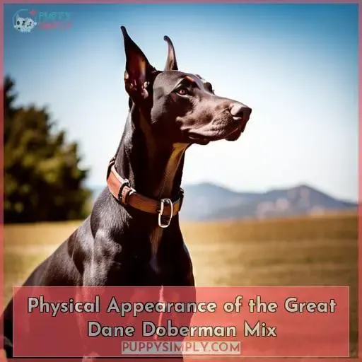 Physical Appearance of the Great Dane Doberman Mix