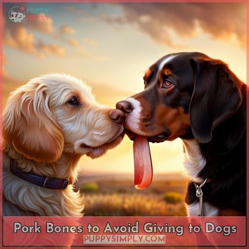 Pork Bones to Avoid Giving to Dogs