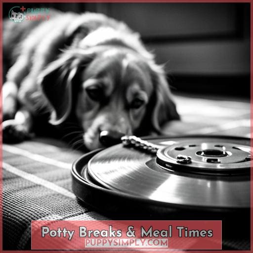 Potty Breaks & Meal Times