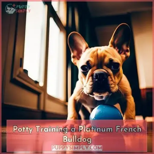 Potty Training a Platinum French Bulldog