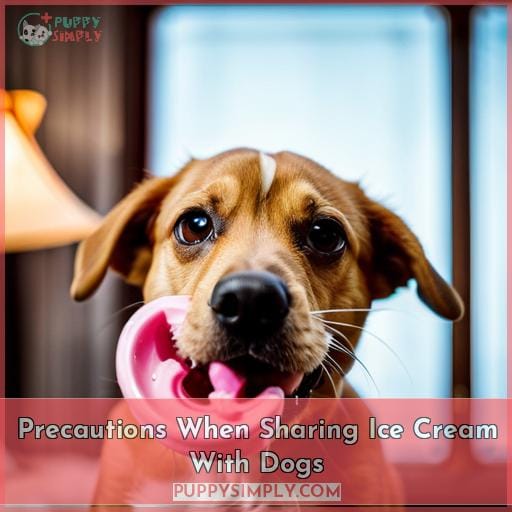 Precautions When Sharing Ice Cream With Dogs