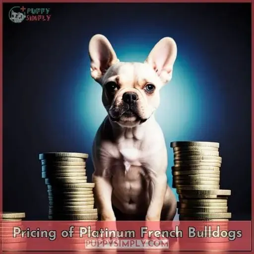 Pricing of Platinum French Bulldogs