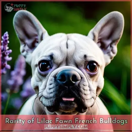 Rarity of Lilac Fawn French Bulldogs