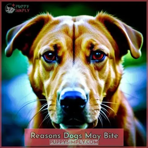 Reasons Dogs May Bite