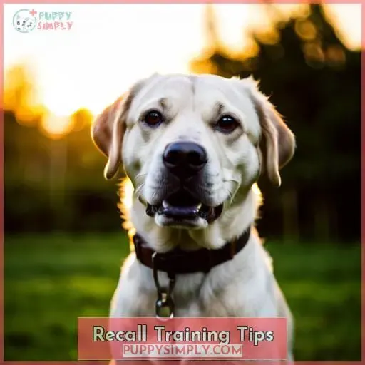 Recall Training Tips