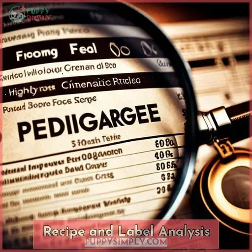 Recipe and Label Analysis