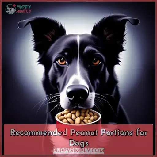 Recommended Peanut Portions for Dogs