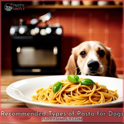 Recommended Types of Pasta for Dogs