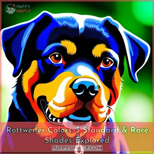 rottweiler colors