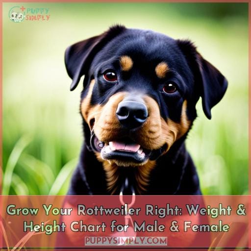 Grow Your Rottweiler Right Weight & Height Chart for Male & Female