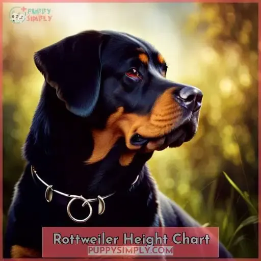 Rottweiler Height Chart