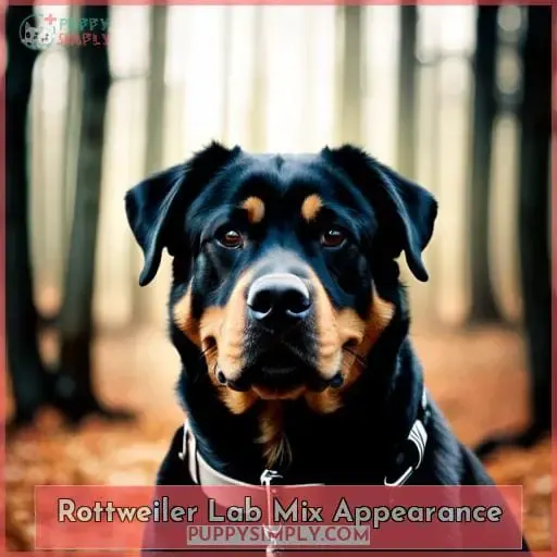 Rottweiler Lab Mix Appearance
