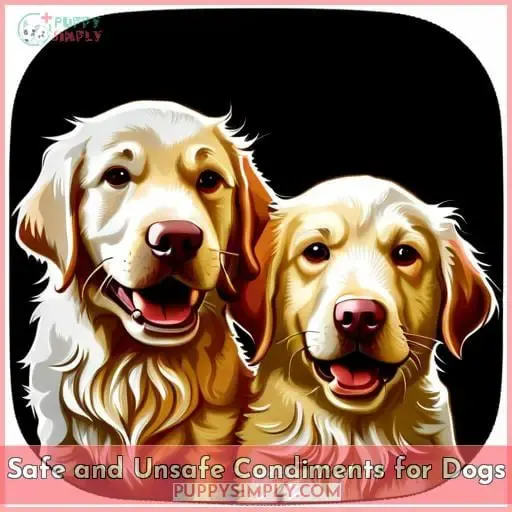 Safe and Unsafe Condiments for Dogs