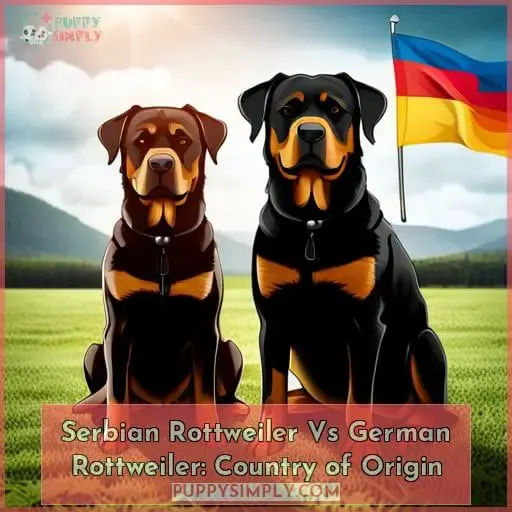 Serbian Rottweiler Vs German Rottweiler: Country of Origin