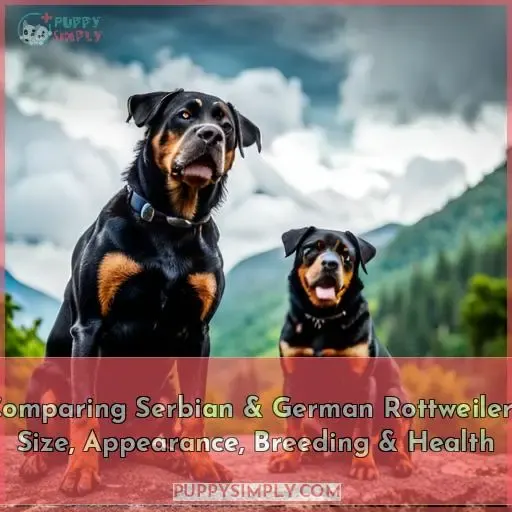 serbian rottweiler vs german rottweiler