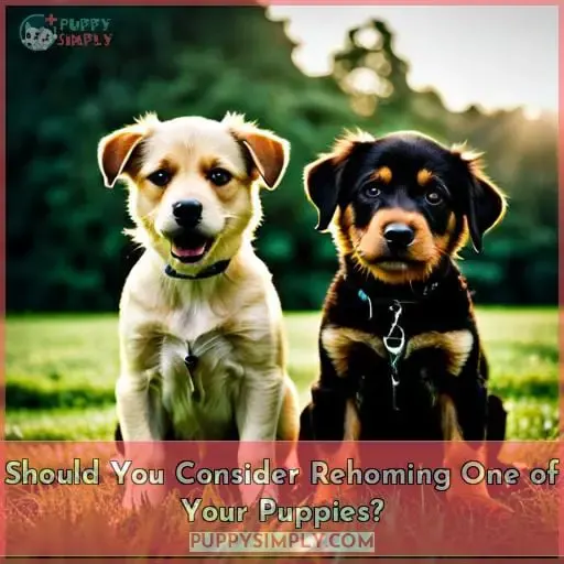 Should You Consider Rehoming One of Your Puppies?