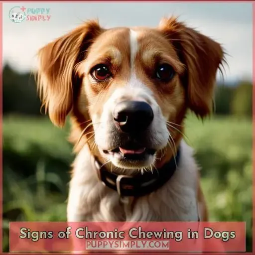 Signs of Chronic Chewing in Dogs