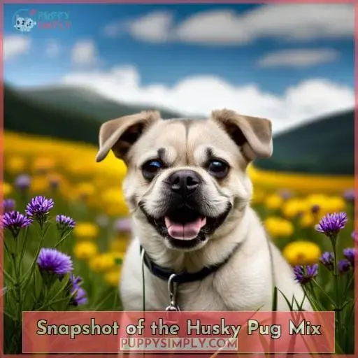 Snapshot of the Husky Pug Mix