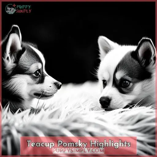 Teacup Pomsky Highlights