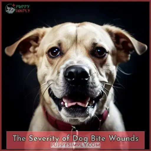 The Severity of Dog Bite Wounds