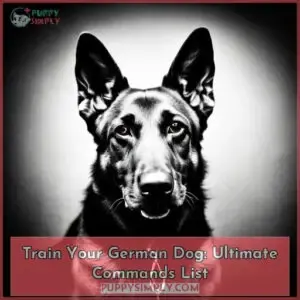 ultimate german dog training commands list