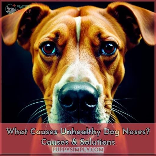 What Causes Unhealthy Dog Noses? Causes & Solutions