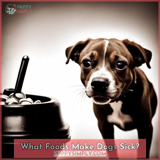 What Foods Make Dogs Sick?