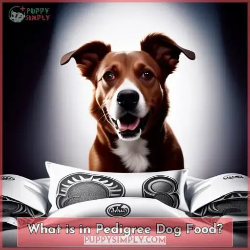 What is in Pedigree Dog Food?