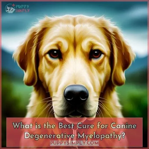 What is the Best Cure for Canine Degenerative Myelopathy?