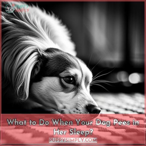 What to Do When Your Dog Pees in Her Sleep?