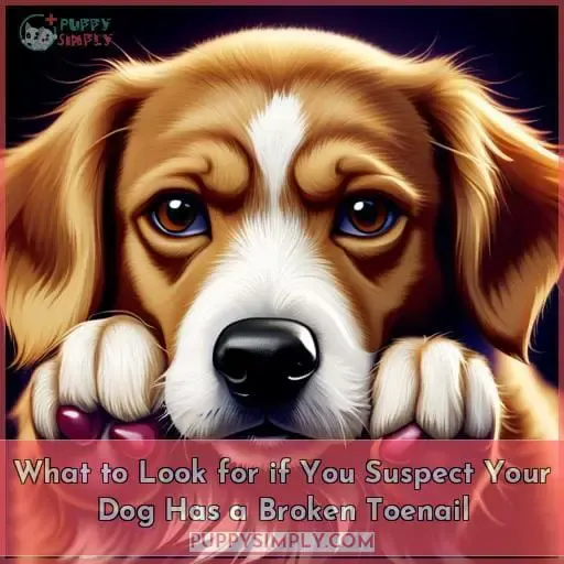 What to Look for if You Suspect Your Dog Has a Broken Toenail