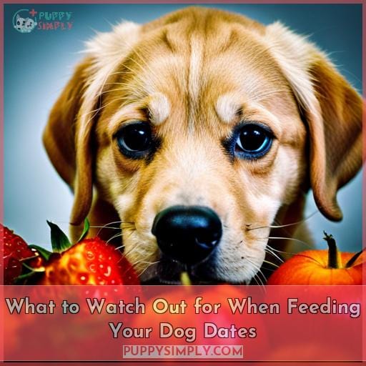 What to Watch Out for When Feeding Your Dog Dates