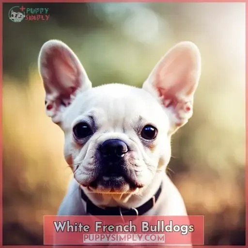White French Bulldogs