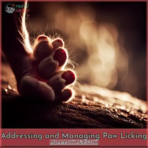 Addressing and Managing Paw Licking