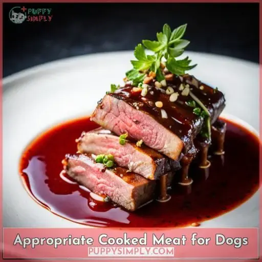 Appropriate Cooked Meat for Dogs