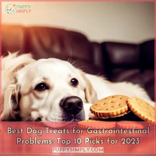 best dog treats for gastrointestinal problems