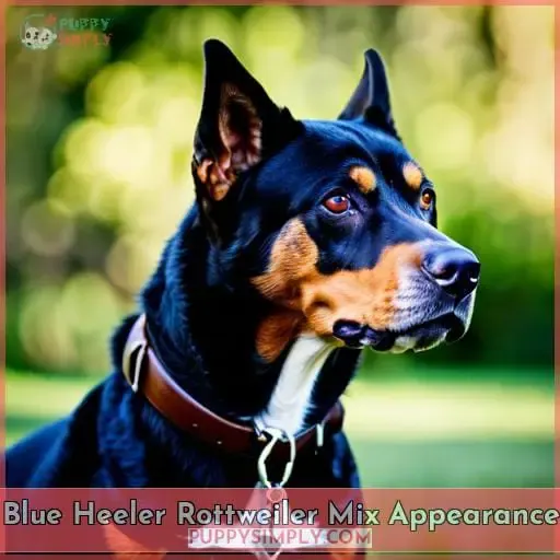 Blue Heeler Rottweiler Mix Appearance