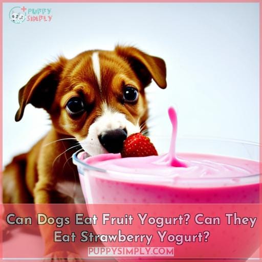 Can Dogs Eat Fruit Yogurt? Can They Eat Strawberry Yogurt