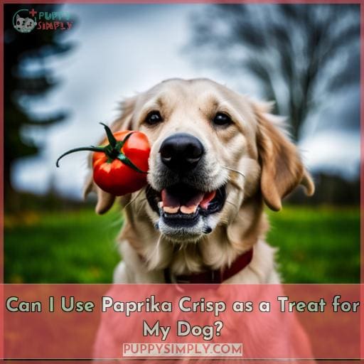 Can I Use Paprika Crisp as a Treat for My Dog