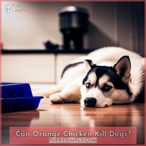 Can Orange Chicken Kill Dogs