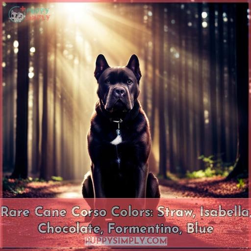 Rare Cane Corso Colors: Straw, Isabella, Chocolate, Formentino, Blue