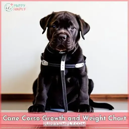 Cane Corso Growth and Weight Chart