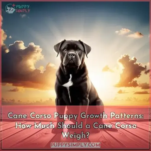 Cane Corso Puppy Growth Patterns: How Much Should a Cane Corso Weigh