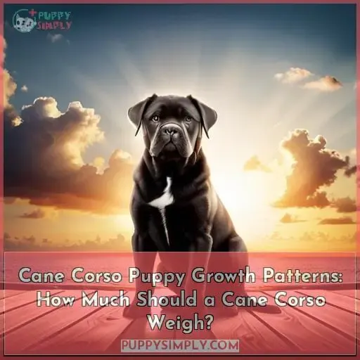 Cane Corso Growth Chart Puppy Weight & Height Guide 2023